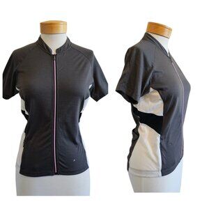 Smartwool Merino Wool Blend Channing Short Sleeve Zip Cycling Jersey M-READ